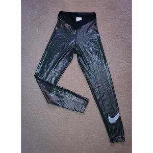 Nike Metalic Dry Fit Yoga Pants